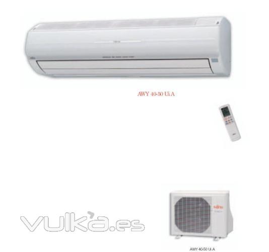 Aire Acondicionado Fujitsu Gama Wall Ceiling Inverter, Modelo AWY50UIA en nomascalor.es