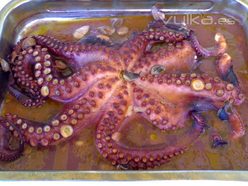 Murciana Llanda de Pulpo al Horno.