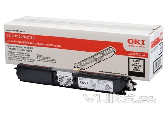 Toner - OKI C100 - Negro 2.5K