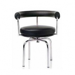 Sillon le-seven, tapizado similpiel negra
