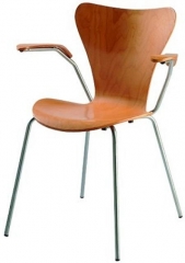 Sillón multiusos Rf. JACOB-B, asiento y respaldo madera lacada - color a elegir.