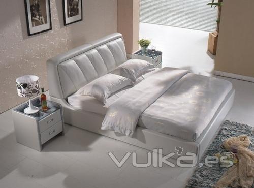 Cama Mod. OXFORD, piel.