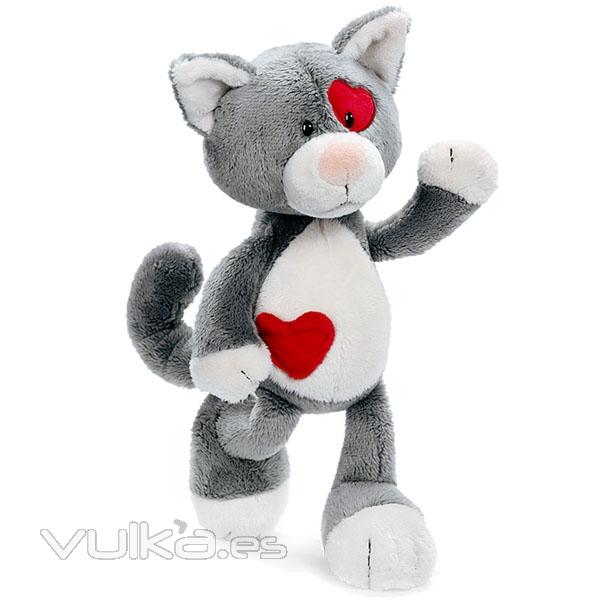 Nici love cat gris peluche 50 en lallimona.com