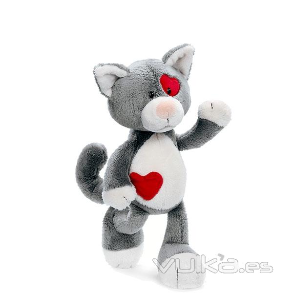 Nici love cat gris peluche 25 en lallimona.com