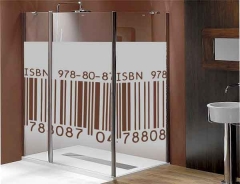 Vinilo decorativo modelo banos