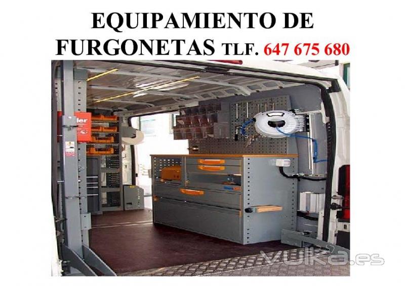 EQUIPAMIENTO DE FURGONETAS