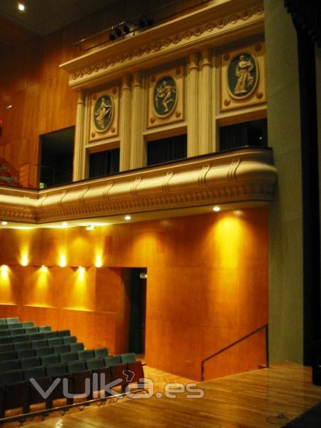 Interior Rehabilitación integral Teatro Cervantes de Linares (Jaén)