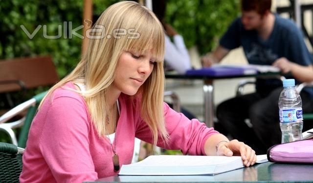 Estudiando por el verano