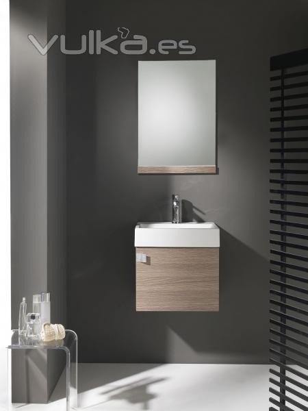 Conjunto de mueble de baño, lavabo y espejo PARÍS ref_10.023