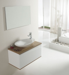 Conjunto de mueble de bao, lavabo y espejo pure ref_10.011