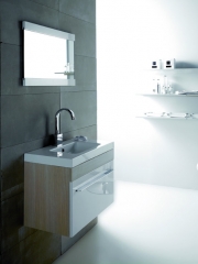 Conjunto de mueble de bao, lavabo y espejo bremen ref 10.002