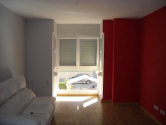 Salon alisado y pintado con pintura plastica
