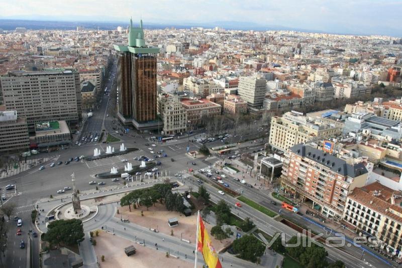 Plaza Colon. Fontifoto fotografia area.