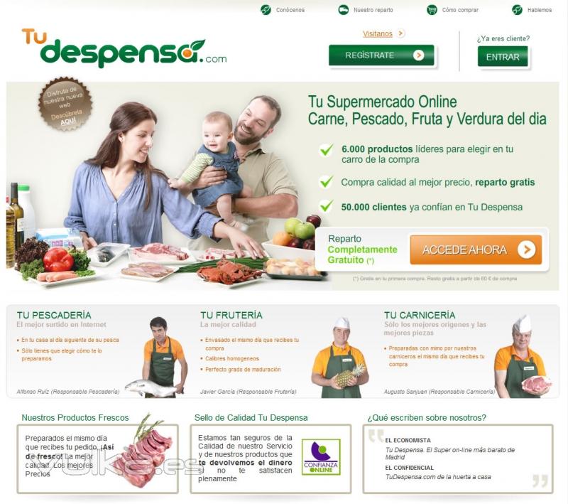 Supermercado Online Tu Despensa. Acceso