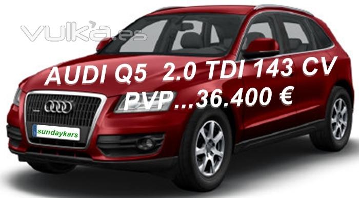 AUDI Q5 EL LIDER EN VENTAS EN SUNDAYKARS.ES