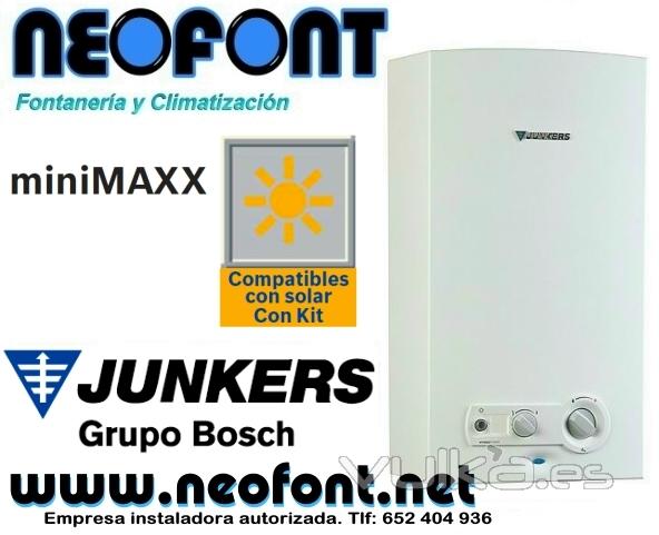 Calentador a gas automatico Junkers Minimaxx wr11-2b por 205EUR.