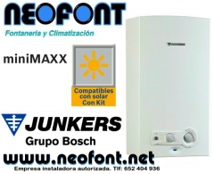 Calentador a gas automatico junkers minimaxx wr11-2b por 205eur