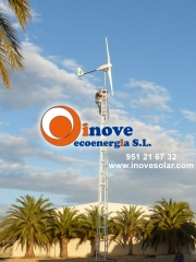 Instalación de aerogenerador