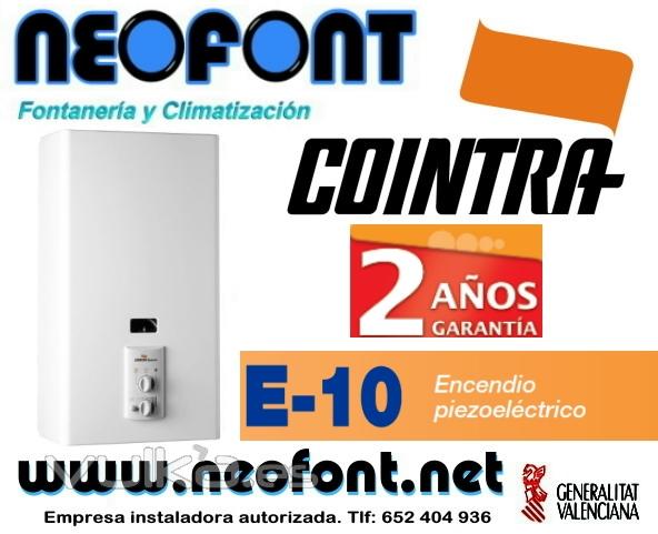 Calentador a gas COINTRA E-10 por 115EUR.