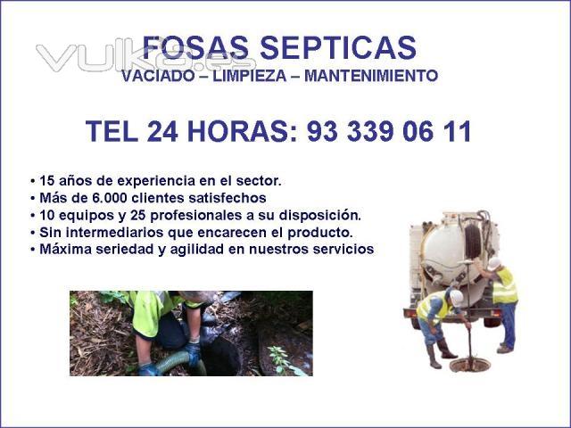 Limpieza de fosas septicas con camion cuba