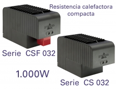 Resistencias calefactoras, cuyas principales caracteristicas son su gran potencia