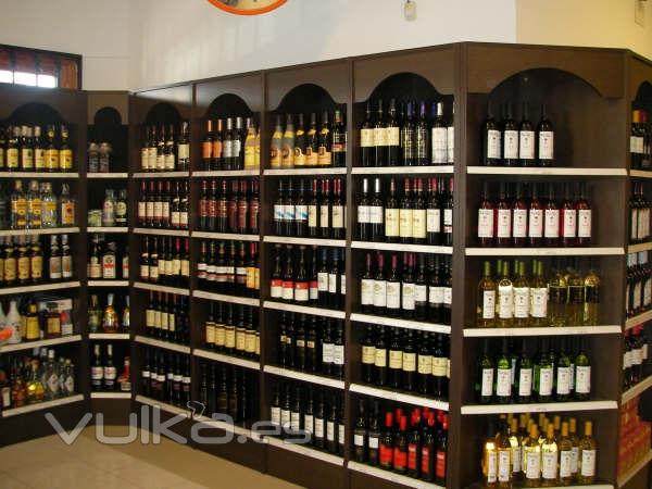 VINOTECAS Y ESTANTERIAS PARA EXPOSICION BEBIDAS