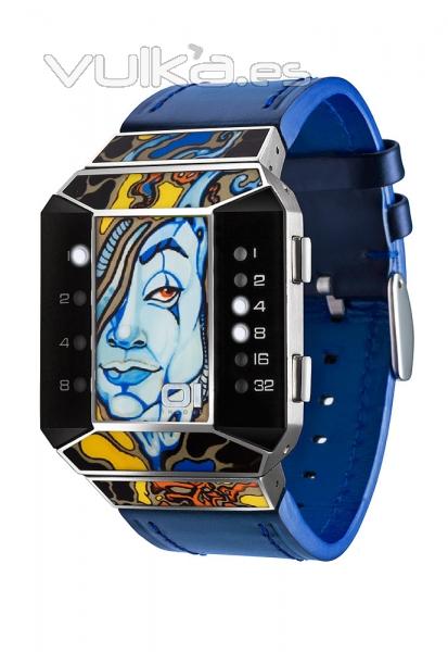 RELOJ SPLIT SCREEN ART EDITION AZUL 01THE ONE