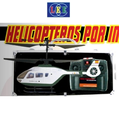 Helicoptero guardia civil lee rc electrico y maletin de aluminio