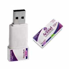 Memoria usb, modelo funkey-pb desde 1 hasta 8 gb personalizable 100% ambas caras ref pzxsp23