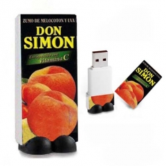Memoria usb, modelo funkey-pb desde 1 hasta 8 gb personalizable 100% ambas caras ref pzxpn23