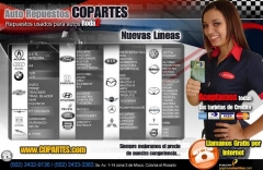 Repuestos y partes usadas para automoviles