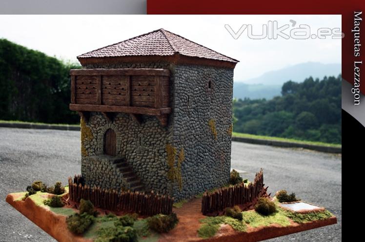 Representacin ideal del estado original de la Torre de los Ruiz Junco (S. XV)