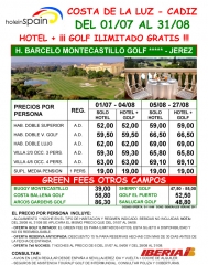 Hotel y golf en cadiz