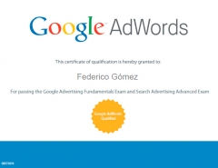 Certificacion profesional en google adwords