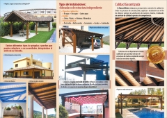 Pergolas y porches de madera en almeria murcia y malaga