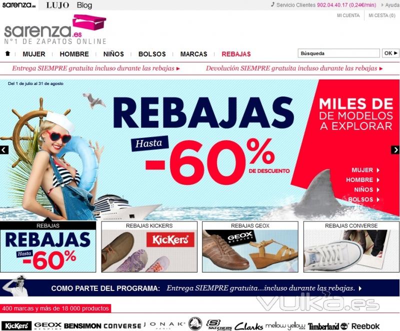 Rebajas hasta -60% en zapatos y bolsos