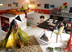 Habitacion muy bonita con mueble juvenil avatar +