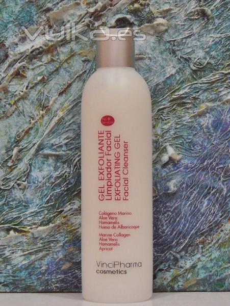 Gel limpiador exfoliante facial 250 ml