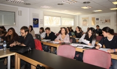 Estudiantes en clase