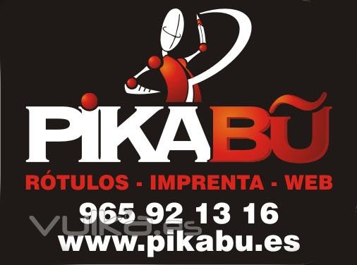 pikabu empresa rotulos alicante rotulacion diseño web marketing diseño grafico imprenta 