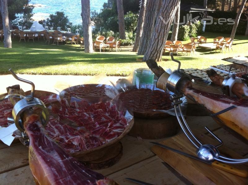 Catering de productos ibricos en la Costa Brava