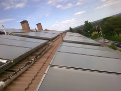 Paneles solares mantenidos por instalacionessalvador.com residencia las praderas