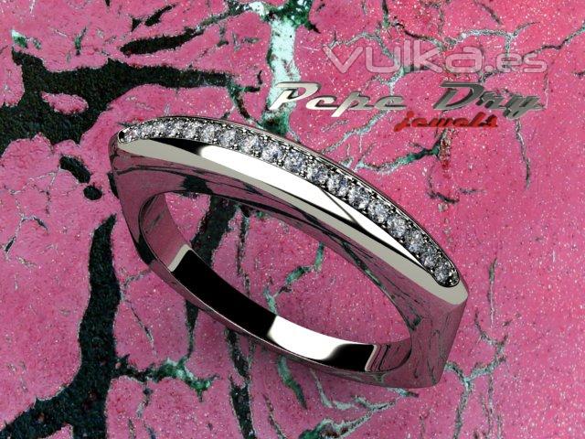 anillo diamantes