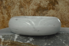 Lavabo en macael blanco pulido en oferta en linea bao