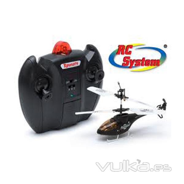Mini helicoptero Tracer 3 canales negro Rc System