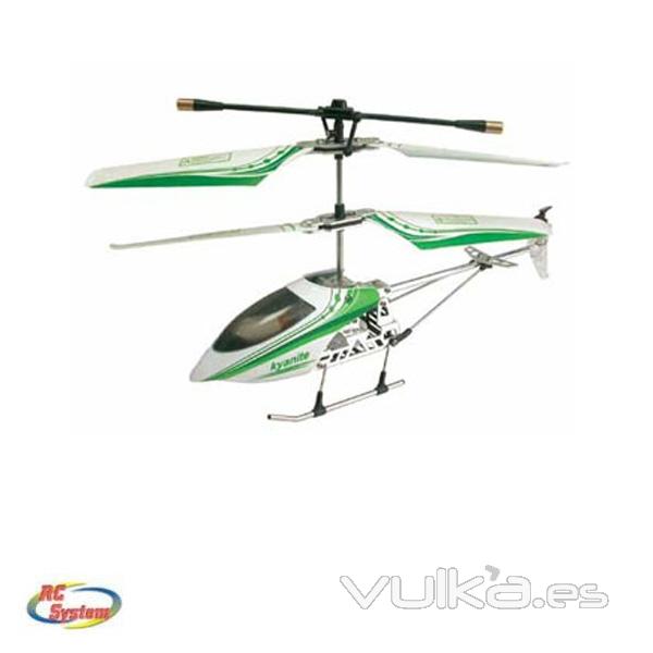 Helicoptero Nanocopter 3G verde Rc System