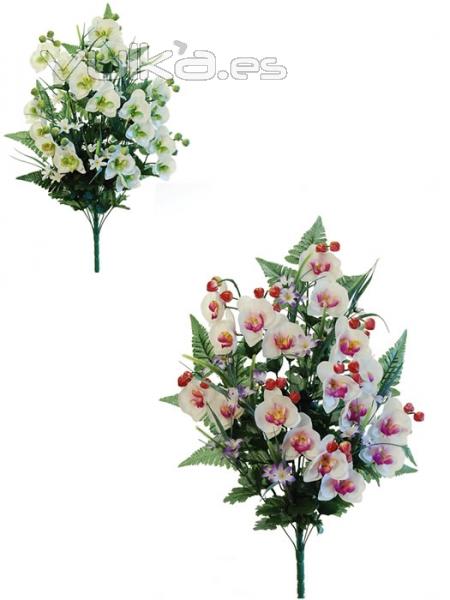 Ramos flores artificiales. Ramo phalaenopsis artificial Oasis Decor