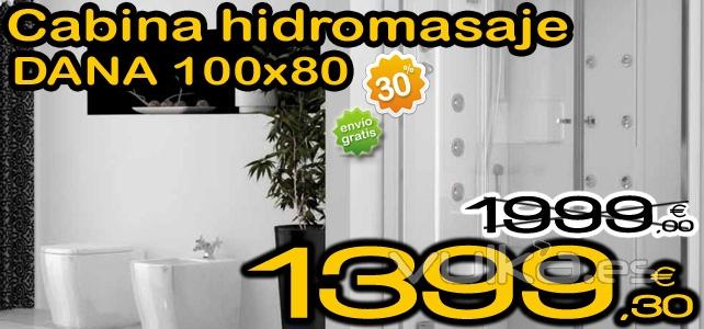 Cabina de hidromasaje con un 30% de descuento