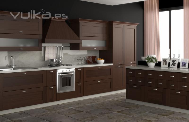 Muebles de cocina: cocina en madera