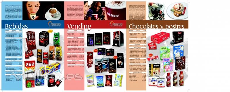 productos Nestle para Vending,Horeca y Cafeteria 